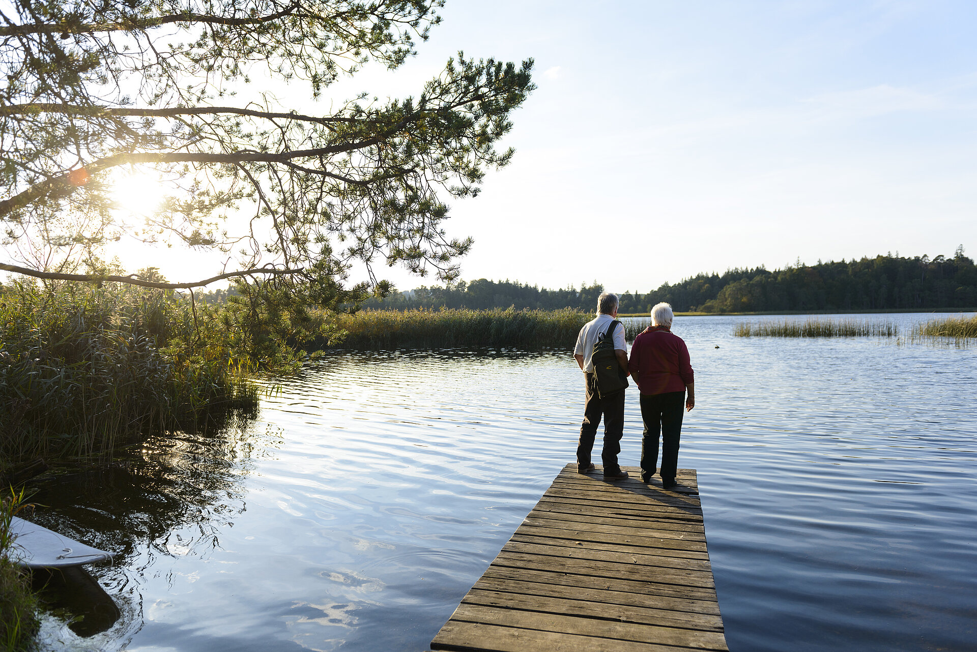 Wandern am Fohnsee bei Iffeldorf